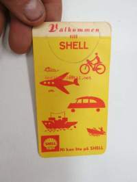 Vällkommen till Shell / Ni kan lita på Shell -kirjan paikanmerkki