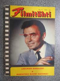 Filmitähti 1957 nr 11, sis. seur. elokuvien juonet; Lurjuksen rakkausjutut (Loves of a scoundrel), Rakkaus ja intohimo (The Pride and the Passion), Buster Keatonin