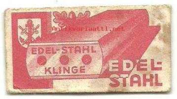 Edelstahl - partateräkääre sisällä partaterä