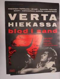 Verta hiekassa - Blod i sand -elokuvajuliste