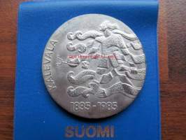 50 markkaa 1985 Kalevala 150 v Hopeinen Juhlaraha