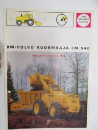 BM Volvo / Volvo BM LM 640 kuormaaja -myyntiesite