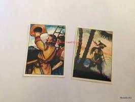 Chymos Robinson Crusoe keräilykortteja 2kpl