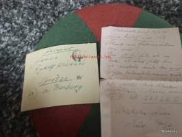 Kenttäpostikirje ja kuori Saksalaiselta sotilaalta Rudolf Wilkensiltä  - 17.2.1945