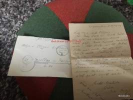 Kenttäpostikirje ja kuori Saksalaiselta sotilaalta Rudolf Wilkensiltä  - 16.12.1944