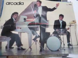 Arcadia / Drei gegen Drei - Pop Rocky -musiikkilehden juliste