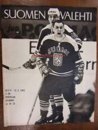 Suomen Kuvalehti 1965 / 11, 13.3. sis mmPohjolan leijonat,jääkiekon MM-kisat Tampere.Asuminen on pienituloisten ongelma.Oli meilläkin