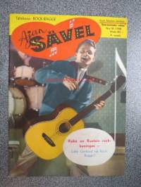 Ajan Sävel 1958 nr 18, sis. mm. seur. artikkelit / kuvat; Kuka on Ruotsin rock-kuningas - Little Gerhard vai Rock-Ragge?, Lafayettete &amp; Escadrille-elokuvat, Dates