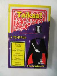 Taikaa-5 temppua Pelikortit