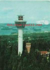 Postikortti Kuopio Puijon suurtorni Högtornet The Big Tower Der grosse Aussichtsturm (10 x 15 cm)