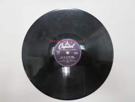 Capitol  3702 Nat &quot;King&quot; Cole - When Rock and Roll Came To Trinidad / It´s All In The Game -savikiekkoäänilevy, 78 rpm