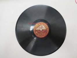 His Master´s Voice - La Voix De Son Maitre K-8250, Tommy Dorsey - Weary Blues / Boogie Woogie -savikiekkoäänilevy, 78 rpm