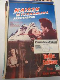 Naisen kiusaamana - Fresterskan, pääosissa John Derek, Elaine Stewart, ohjaus Burt Balaban -elokuvajuliste