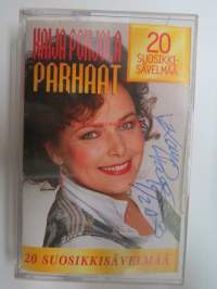 Kaija Pohjola - Parhaat -C-kasetti MTVMC 112 1997, kannessa nimikirjoitus