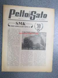 Pelto ja Sato 1947 nr 3-4, SMK-asiakaslehti, mm. SMK 50-vuotta, International-kuormavaunu, McCormick telaketjutraktorit, Siemennäyttelyt, Elintarviketeollisuus, ym.
