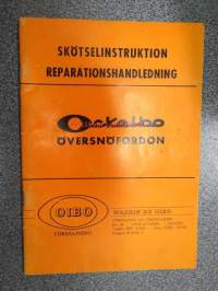 Ockelbo översnöfordon skötselinstruktion / reparationshandledning -moottorikelkka, käyttöohjekirja ruotsiksi