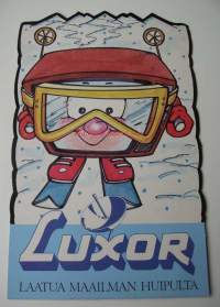 Luxor televisio - laatua maailman huipulta - 2-puolinen mobile mainos juliste käyttämätön