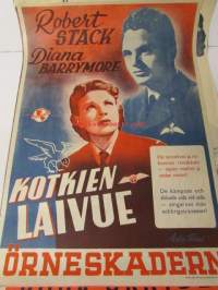 Kotkien laivue - Örneskadern, pääosissa Robert Stack, Diana Barrymore -elokuvajuliste