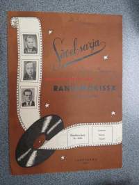 Rantamökissä laulu-valssi -nuotit