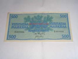 500 markkaa 1956