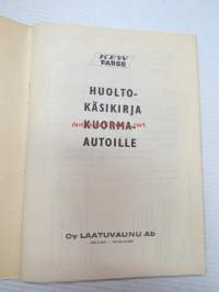 KEW Fargo Huoltokäsikirja kuorma-autoille