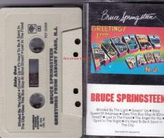 Bruce Springsteen   - Greetings from Ashbury Park. 1973. C-kasetti. COLUMBIA PCT 319031	Blinded By The LightBass – Bruce SpringsteenPiano – Harold