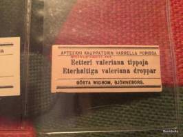 Eetteri Valeriaana tippoja - apteekkietiketti