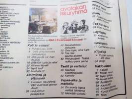 Avotakka 1976 nr 1 tammikuu, sis. mm. seur. artikkelit / kuvat / mainokset; Kansikuva + artikkeli Inga Sulin + koti, Vuoden huonekalu, Värit avartavat pikku