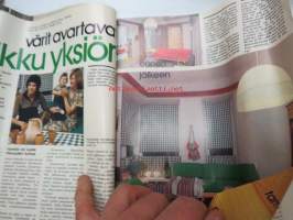 Avotakka 1976 nr 1 tammikuu, sis. mm. seur. artikkelit / kuvat / mainokset; Kansikuva + artikkeli Inga Sulin + koti, Vuoden huonekalu, Värit avartavat pikku