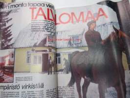 Avotakka 1976 nr 1 tammikuu, sis. mm. seur. artikkelit / kuvat / mainokset; Kansikuva + artikkeli Inga Sulin + koti, Vuoden huonekalu, Värit avartavat pikku