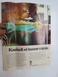 Avotakka 1976 nr 1 tammikuu, sis. mm. seur. artikkelit / kuvat / mainokset; Kansikuva + artikkeli Inga Sulin + koti, Vuoden huonekalu, Värit avartavat pikku