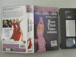 Herrat pitävät vaaleaveriköistä - pääosissa Marilyn Monroe, Jane Russell, Charles Coburn, ohjaus Howard Hawks, 87 min. -VHS kasetti omassa suojamuovissa