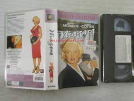 Niagara - pääosissa Marilyn Monroe, Joseph Cotten, ohjaus Henry Hathaway, 85 min. -VHS kasetti omassa suojamuovissa (käyttämätön)