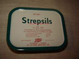 Strepsils Menthol rasia 6x8x2 cm peltiä tuotepakkaus