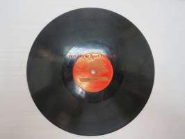 Leijona T 5057 Onni Gideon Aloha-havaijiyhtyeineen - On tuolla se vuori / Hilo-Hula -savikiekkoäänilevy, 78 rpm records