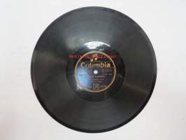 Columbia 16066 Leo Kauppi - Laivan kannella / Aika poika -savikiekkoäänilevy, 78 rpm record