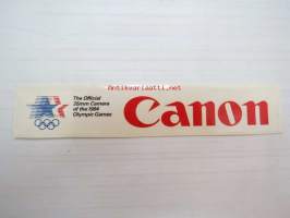 Canon - The official 35 mm Camera of the 1894 Olympic Games -tarra