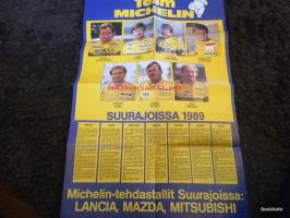 VM keskiaukeamajuliste - Team Michelin suurajoissa 1989