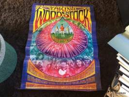 Iso elokuvateatterin mainosjuliste - Taking Woodstock - Koko 1m x 70cm