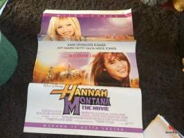 Iso elokuvateatterin mainosjuliste - Hannah Montana - Koko 1m x 70cm