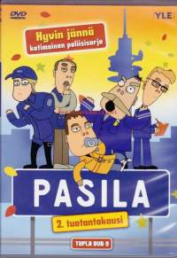 Pasila, 2. tuotantokausi.  2-DVD. Hyvin jännä kotimainen poliisisarja.