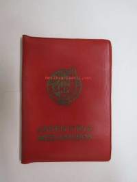 SKP Suomen Kommunistinen Puolue - jäsenkirja P.M. Niemelä, jäsennumero 68350 -Finnish Communist Party membership book
