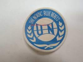 UN - The Nordic Blue Berets -hihamerkki / badge