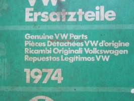 Original-VW-Ersatzteile / Ricampi Originali Volkswagen / Repuestos Legítimos VW-varaosaluettelo