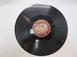 His Master´s Voice X 3136 Raf. Ramstedt - Jannes Handklavertrall - Rönnbergska dansen -savikiekkoäänilevy - 78 rpm record