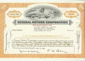 General Motors Co , osakekirja 1968   -  General Motors,  GM valmistaa BuickCadillacChevroletDaewooGMCHoldenOpelVauxhall autoja