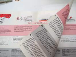 Jonsered 455 / 535 moottorisaha -Käyttöohjekirja, Instruktion och skötselanvisning / Instruksksjon og vedlikehold / Instruktionsbog og brugsanvisning -chain saw