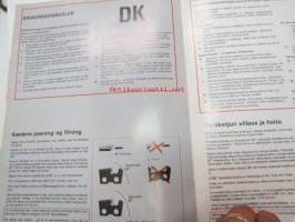 Jonsered 455 / 535 moottorisaha -Käyttöohjekirja, Instruktion och skötselanvisning / Instruksksjon og vedlikehold / Instruktionsbog og brugsanvisning -chain saw