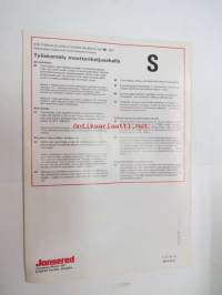 Jonsered 455 / 535 moottorisaha -Käyttöohjekirja, Instruktion och skötselanvisning / Instruksksjon og vedlikehold / Instruktionsbog og brugsanvisning -chain saw