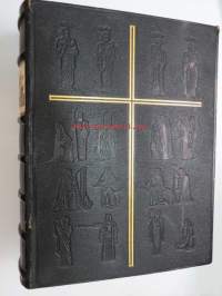 Perheraamattu (Perhe-Raamattu), kuvittanut Gustave Doré, Onni Oja (etulehdet), perhetiedot kirjoittamattomat, 1939 -Family Bible, in finnish